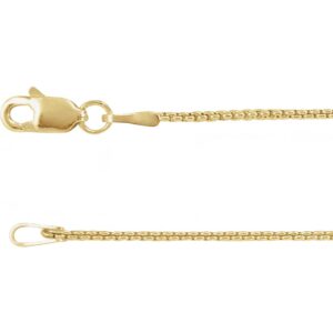 Rounded Box Chain Bracelet - Image 2