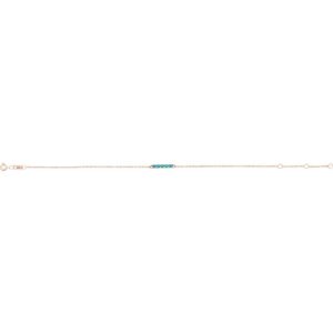 Natural Turquoise Bar Bracelet - Image 3