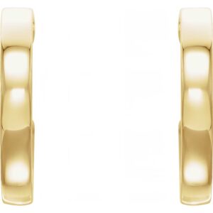 Vintage-Inspired Hoop Earrings (16x2.6 mm) - Image 2