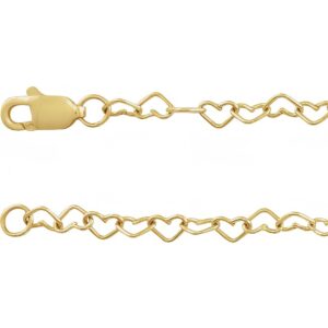 Heart Cable Chain Necklace
