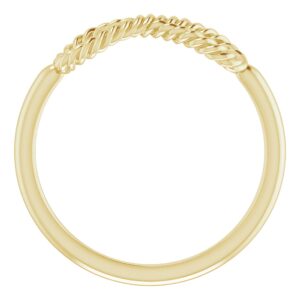 Infinity-Inspired Rope Ring - Image 2