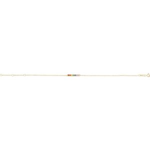Natural Multi-Gemstone Bar Bracelet - Image 2