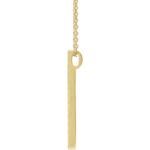 Sculptural Inspired Bar Necklace - Image 2