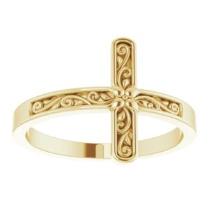 Sideways Cross Ring - Image 3
