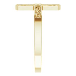 Sideways Cross Ring - Image 4
