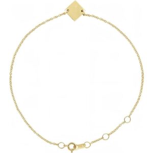 Engravable Geometric Bracelet - Image 3